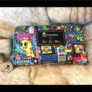 🌟RESERVED🌟EUC TOKIDOKI x JUJUBE KAIJU CITY BE SPENDY WALLET